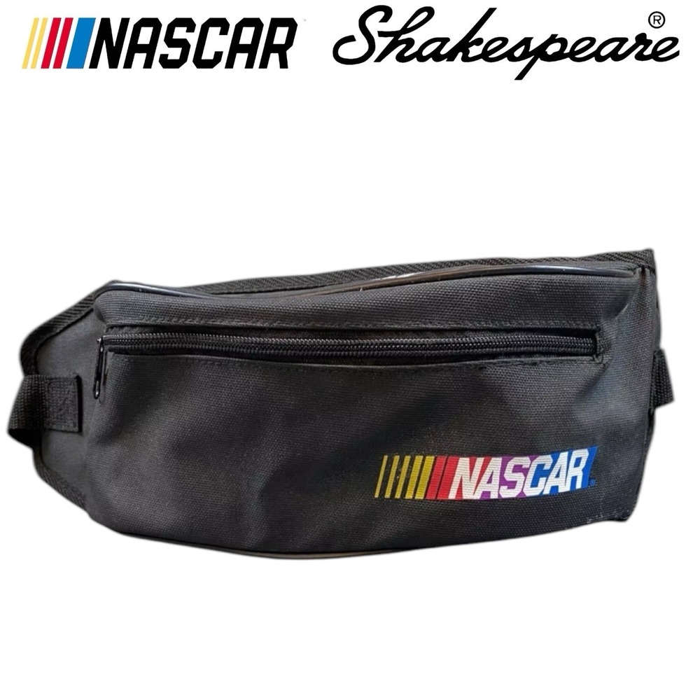 NASCAR Fanny Pack Belt Bag By Shakespeare Adjustable Lightweight Vintage 90s